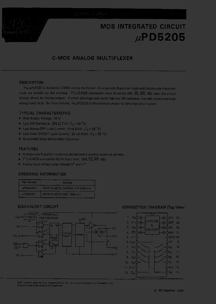 UPD5205_405433.PDF Datasheet