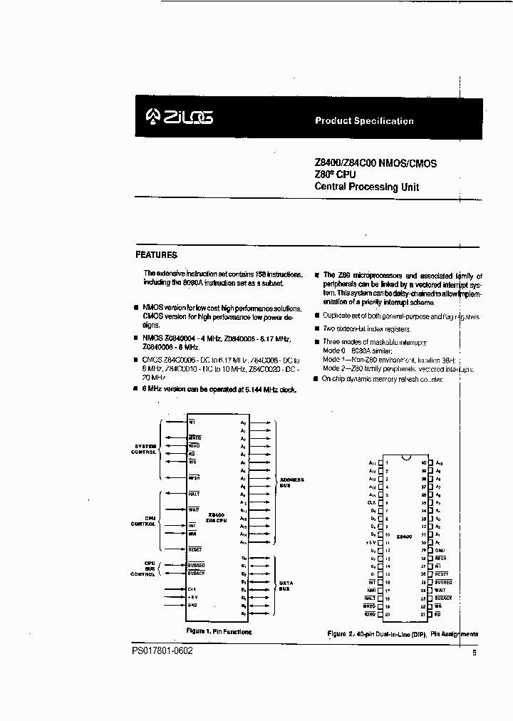 Z84C00_431918.PDF Datasheet