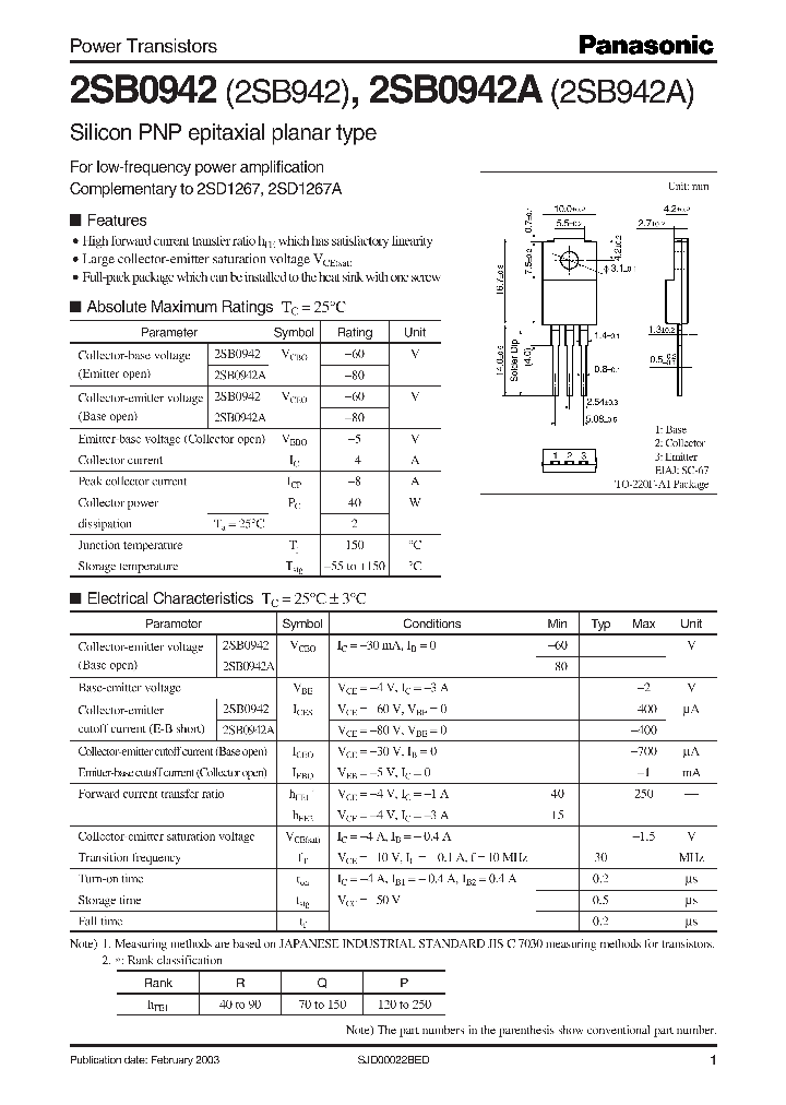 2SB942A_460988.PDF Datasheet