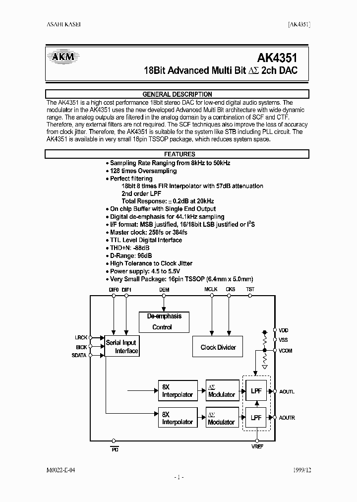AK4351_464658.PDF Datasheet