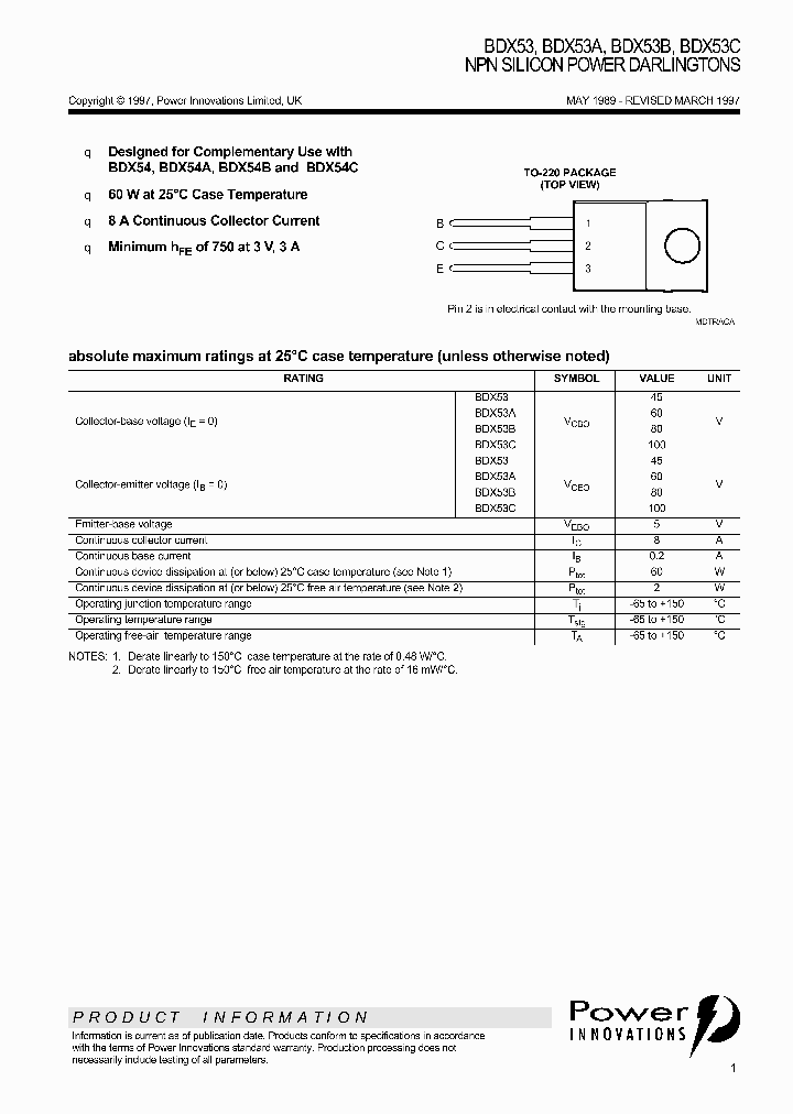 BDX53_459165.PDF Datasheet