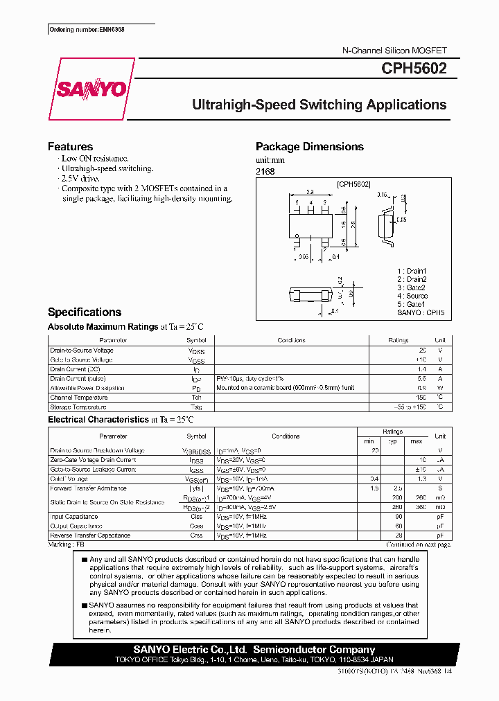 CPH5602_443325.PDF Datasheet