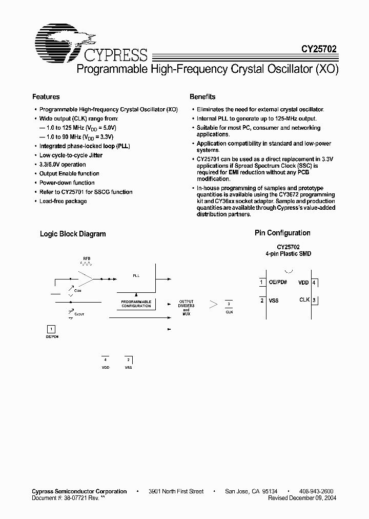 CY25702_451101.PDF Datasheet