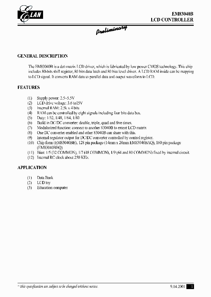 EM83040B_450499.PDF Datasheet