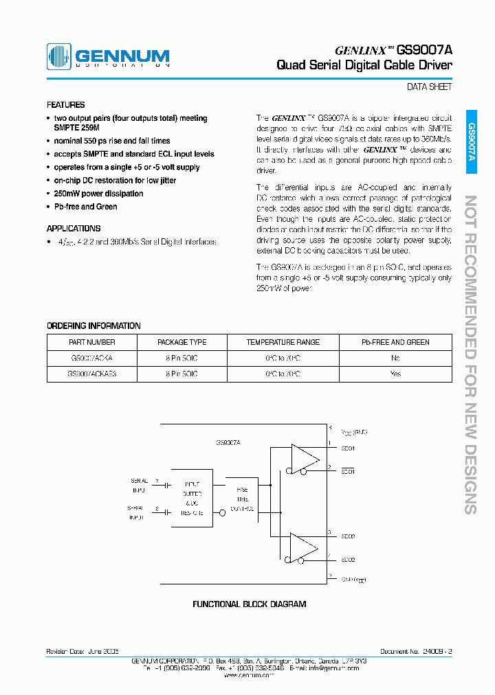 GS9007A_448412.PDF Datasheet