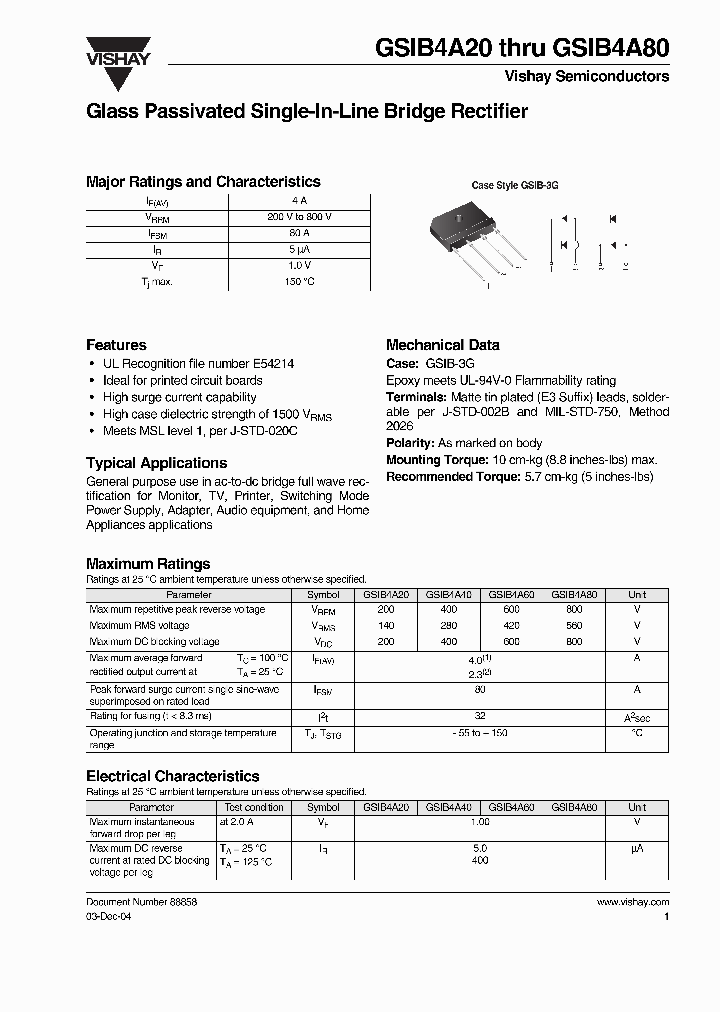 GSIB4A20_457479.PDF Datasheet