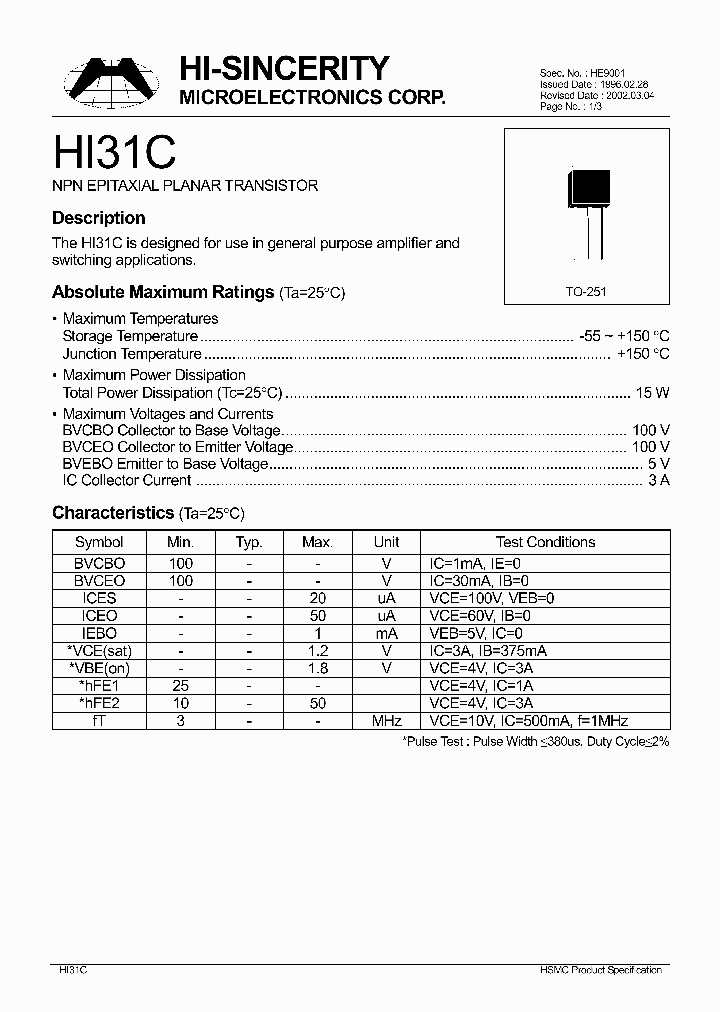 HI31C_469764.PDF Datasheet