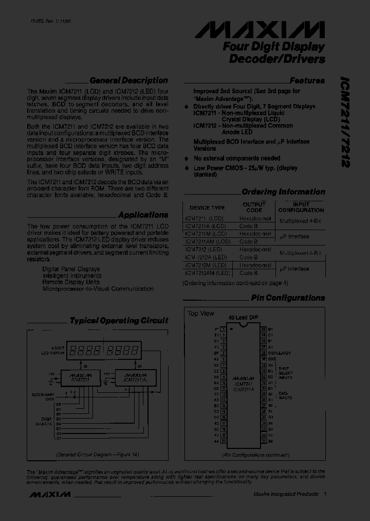 ICM7211M_464726.PDF Datasheet