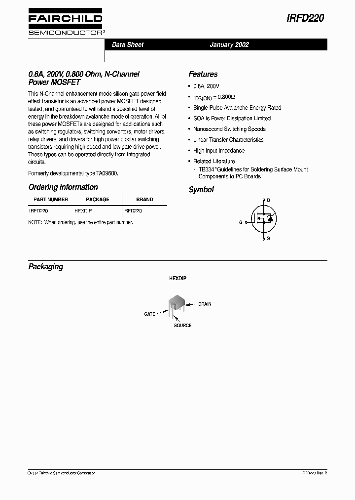 IRFD220_451649.PDF Datasheet