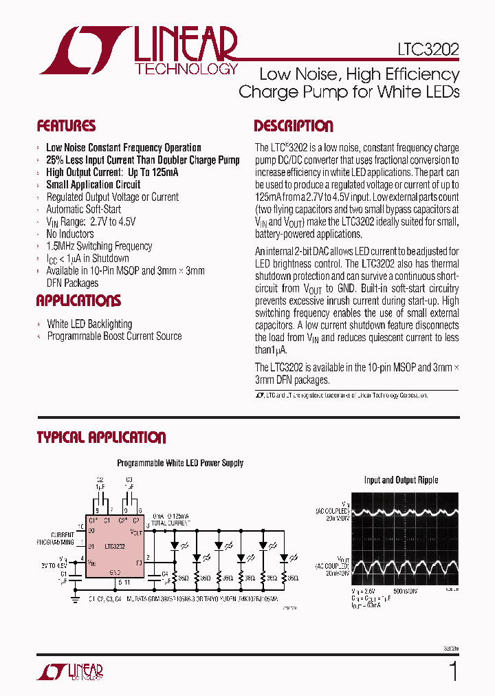 LTC3202EMS_444446.PDF Datasheet