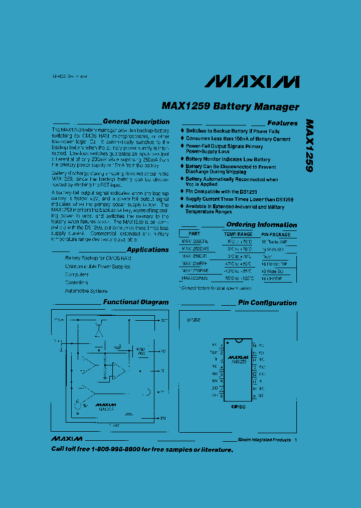 MAX1259_140366.PDF Datasheet