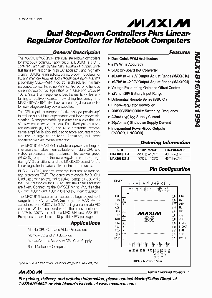 MAX1816_29604.PDF Datasheet