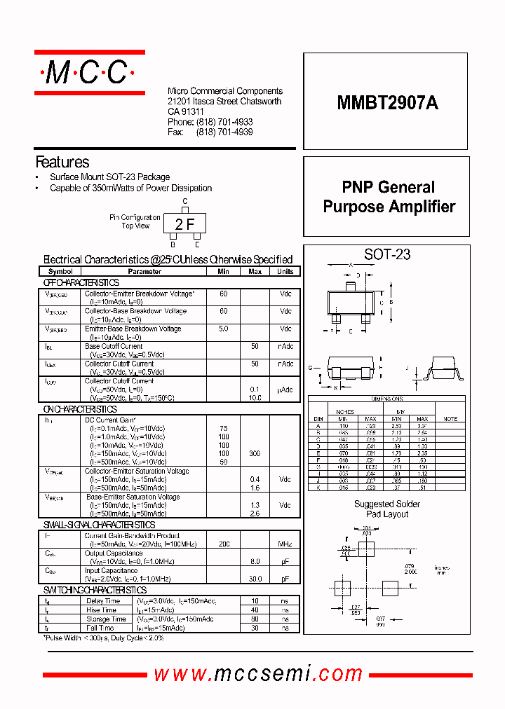 MMBT2907A_473114.PDF Datasheet