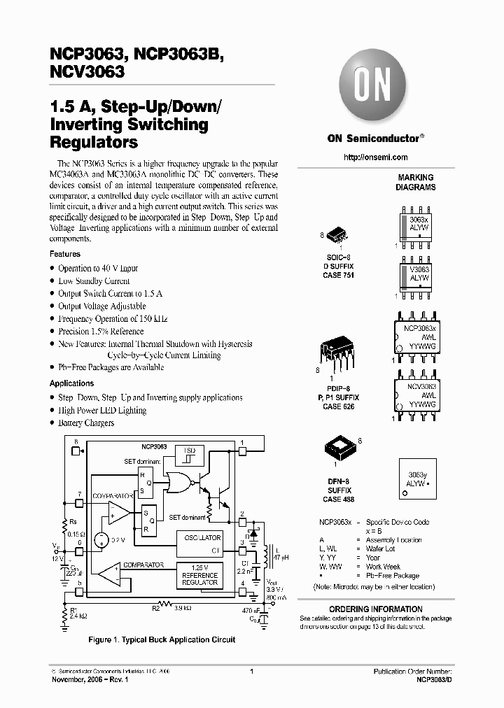 NCP3063_445674.PDF Datasheet