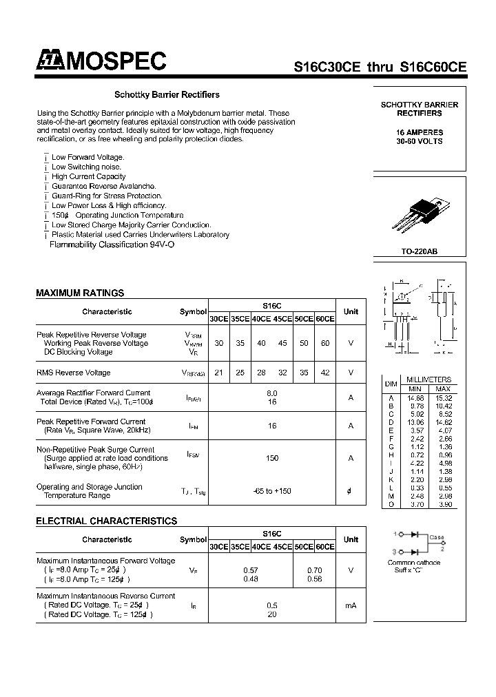 S16C30CE_437804.PDF Datasheet