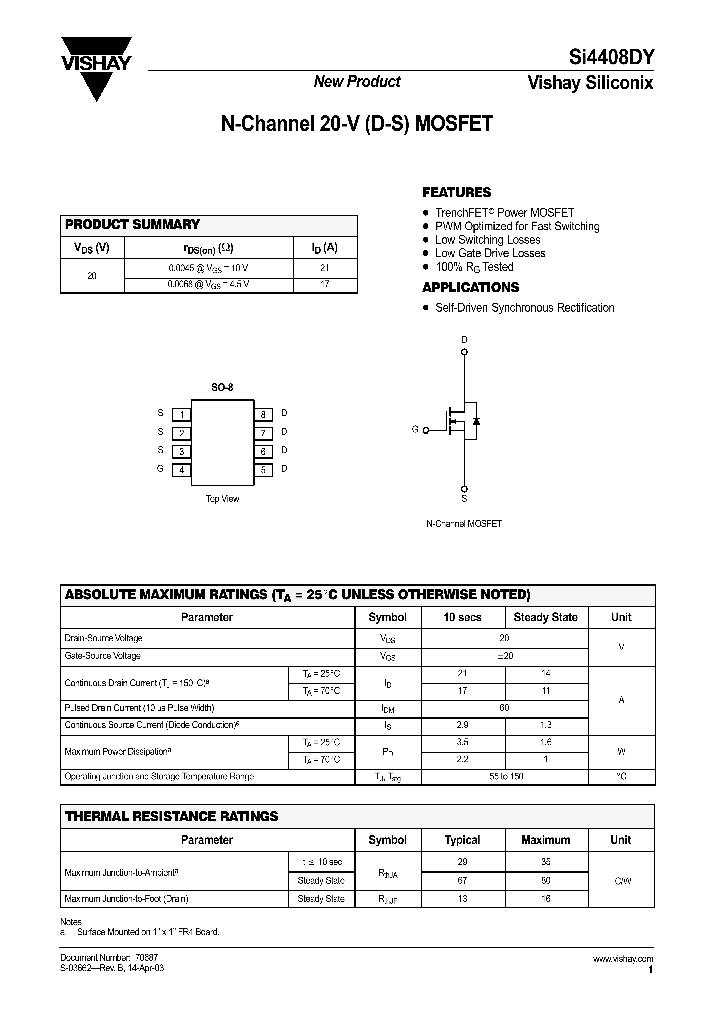 SI4408DY_435451.PDF Datasheet