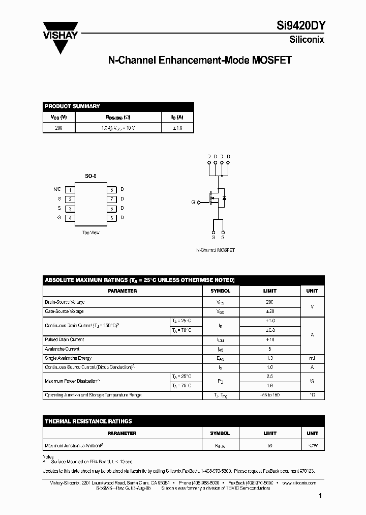 SI9420DY_11935.PDF Datasheet