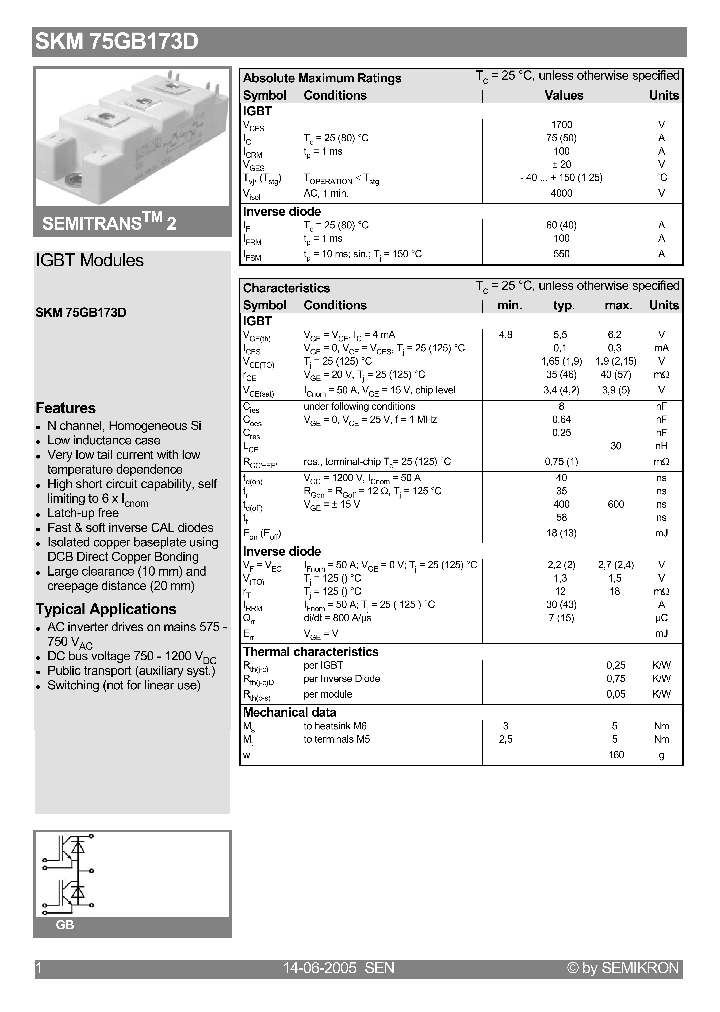 SKM75GB173D_479479.PDF Datasheet