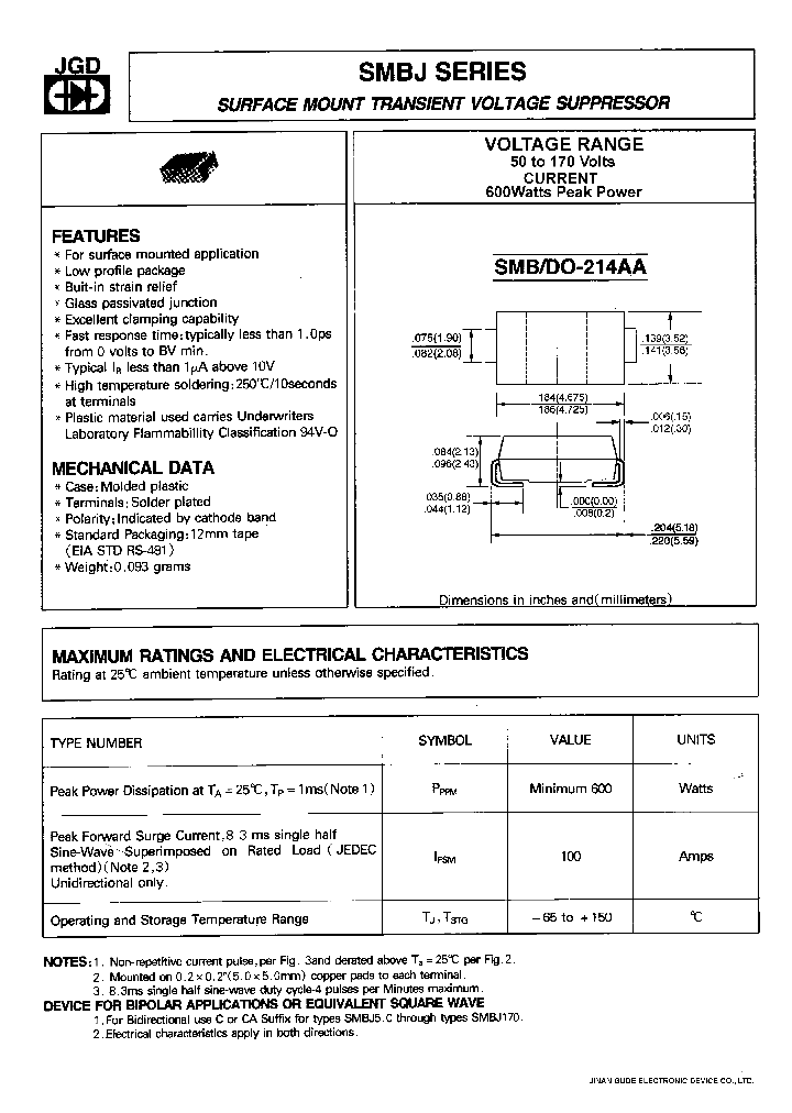 SMBJ75_399325.PDF Datasheet