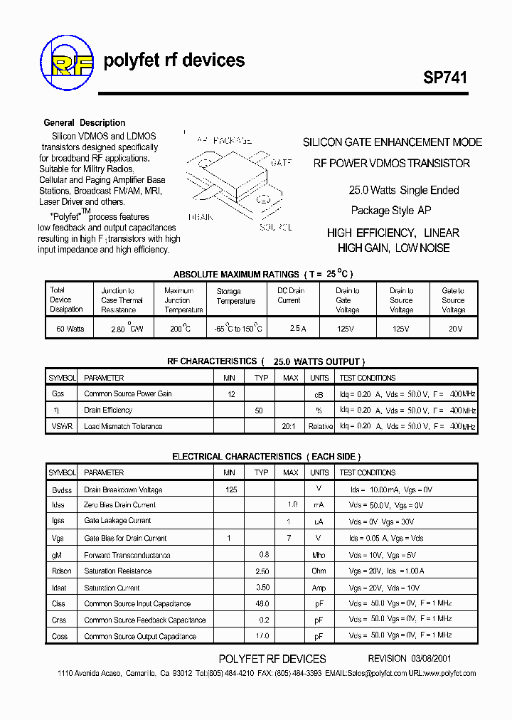 SP741_467155.PDF Datasheet