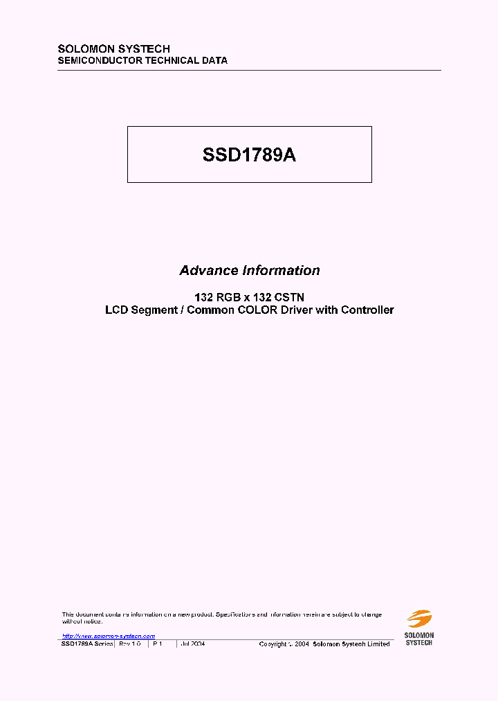 SSD1789AZ_434489.PDF Datasheet