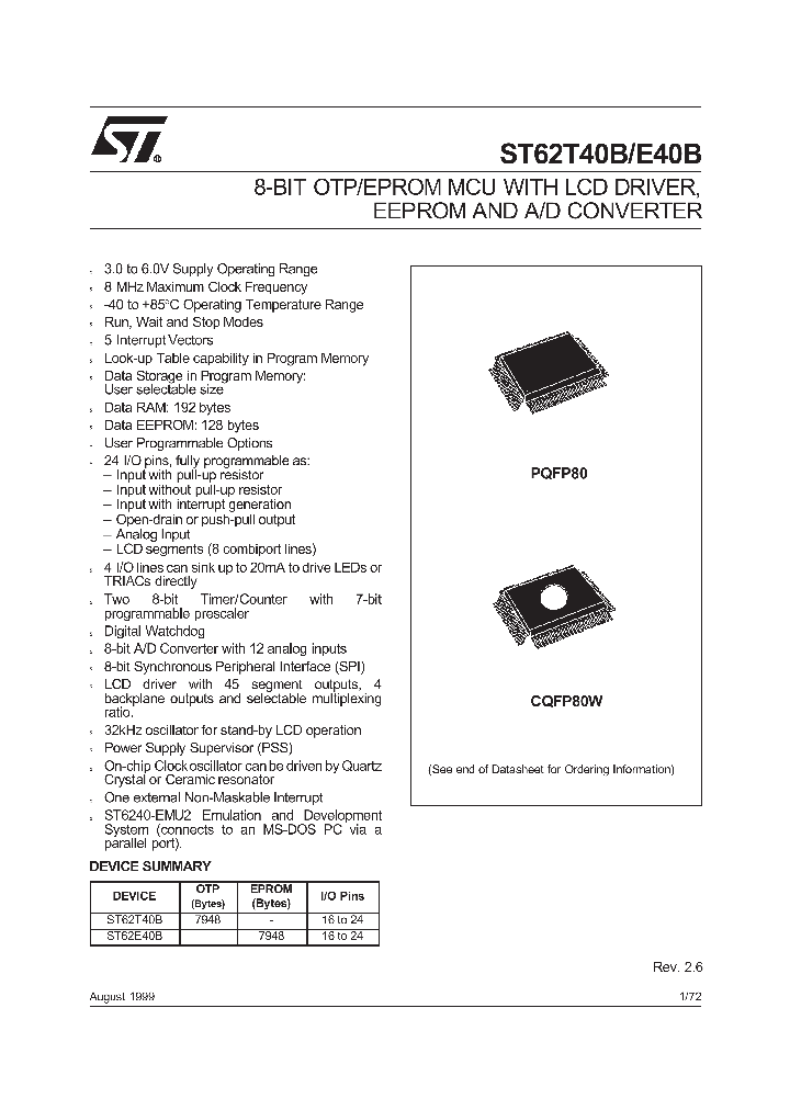 ST62T40B_122967.PDF Datasheet