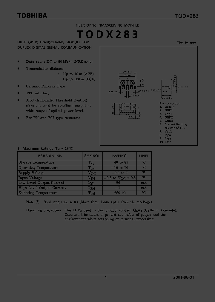 TODX283_438160.PDF Datasheet