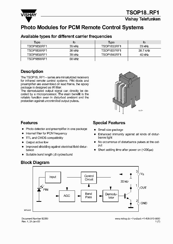 TSOP1856RF1_436725.PDF Datasheet
