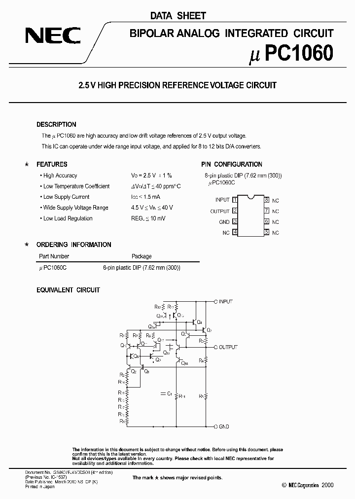 UPC1060_139133.PDF Datasheet