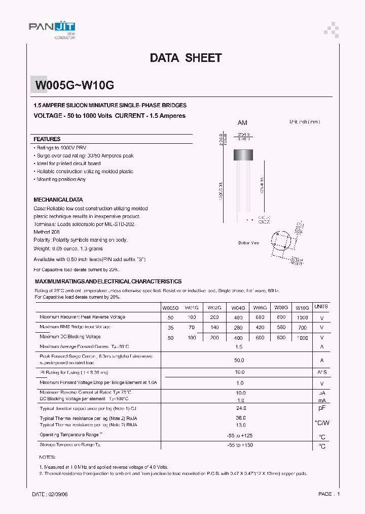 W10G_299955.PDF Datasheet