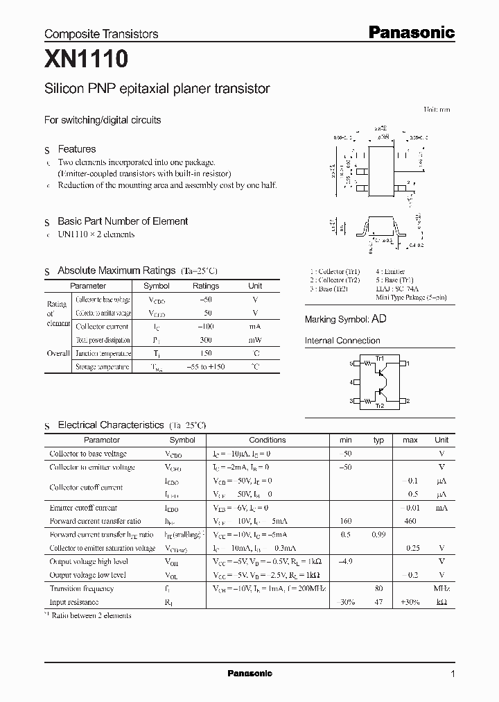 XN01110_443411.PDF Datasheet