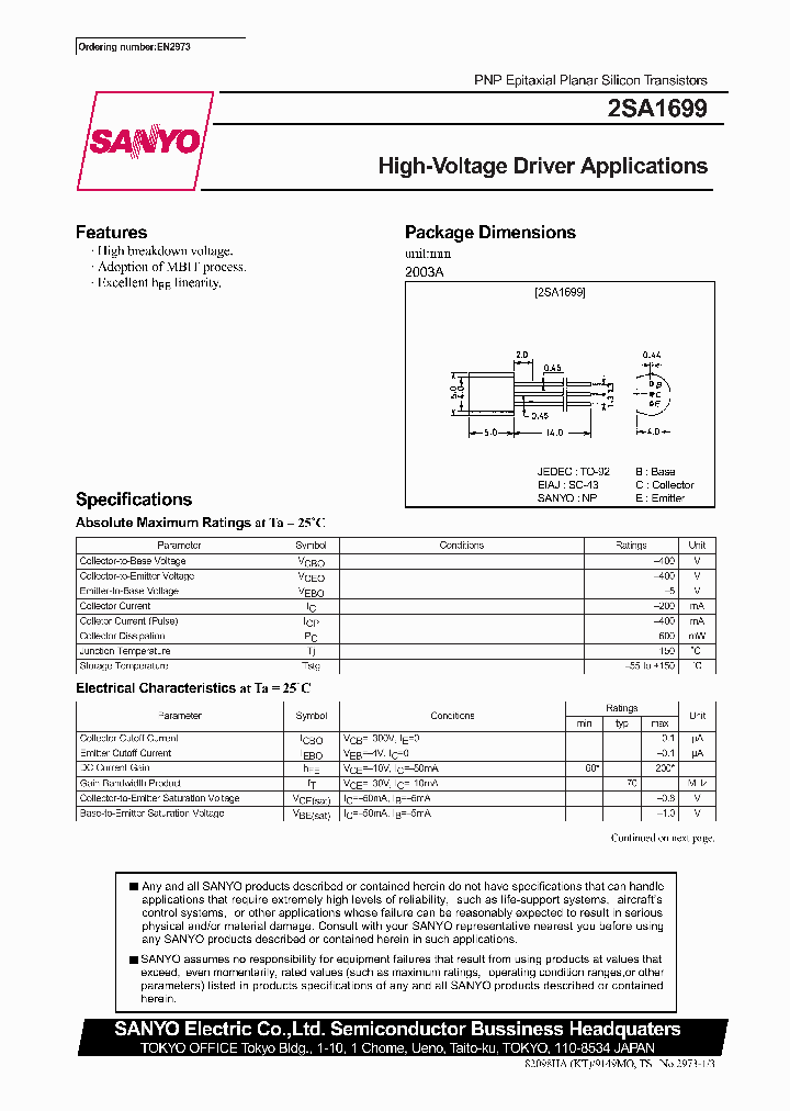 2SA1699_540937.PDF Datasheet