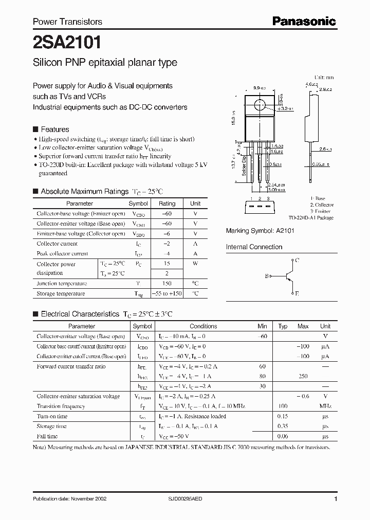 2SA2101_489233.PDF Datasheet