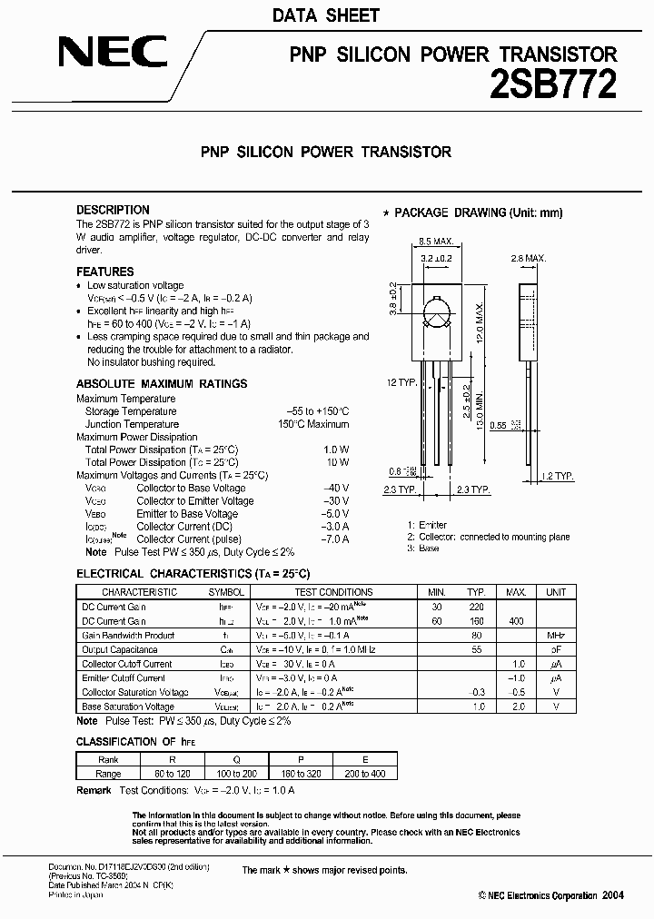 2SB772_505811.PDF Datasheet