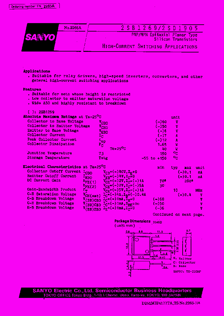 2SD1905_493154.PDF Datasheet