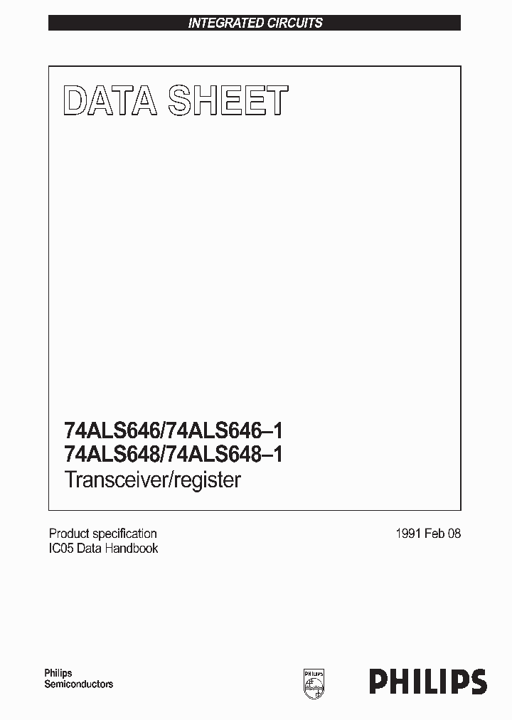 74ALS646N_492847.PDF Datasheet