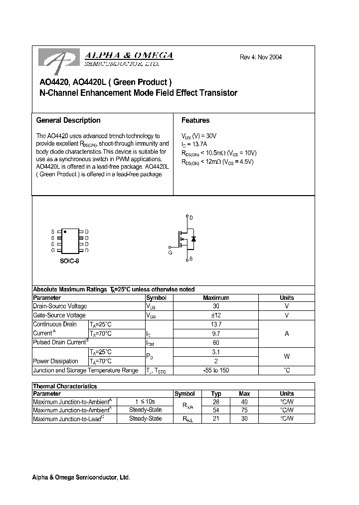 AO4420L_537662.PDF Datasheet