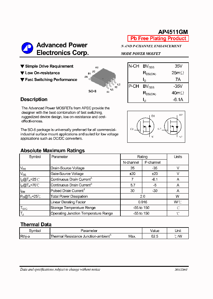 AP4511GM_499767.PDF Datasheet