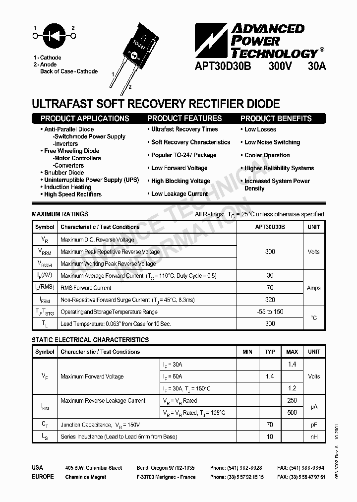 APT30D30B_497280.PDF Datasheet