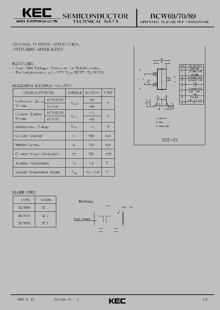 BCW70_544027.PDF Datasheet