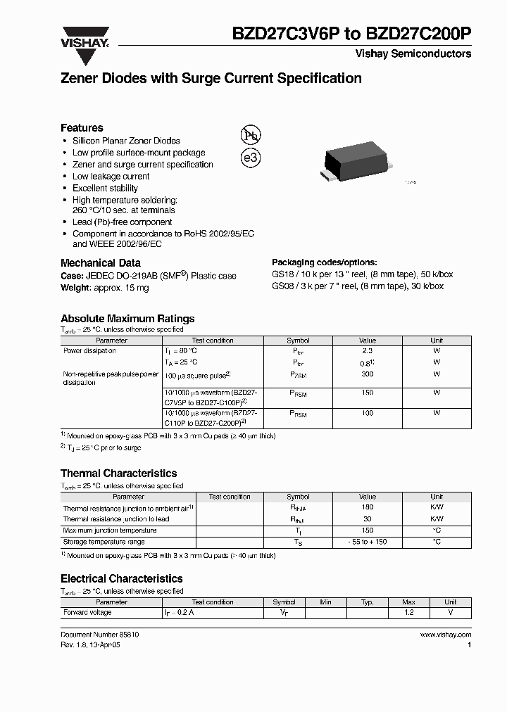 BZD27C82P_488127.PDF Datasheet