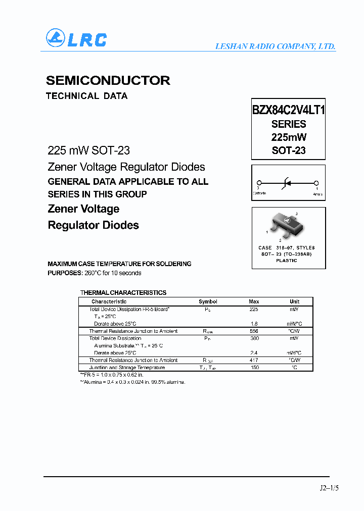 BZX84C5V1LT1_490987.PDF Datasheet