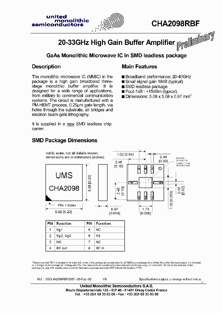 CHA2098RBF_522506.PDF Datasheet