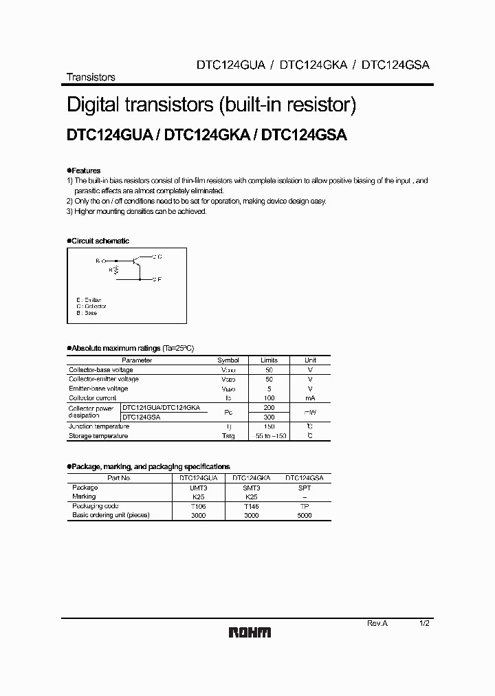 DTC124GSA_517063.PDF Datasheet