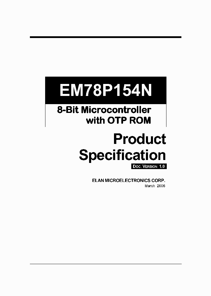 EM78P154NP_490615.PDF Datasheet
