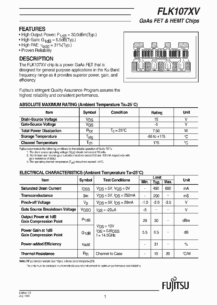 FLK107XV_520293.PDF Datasheet