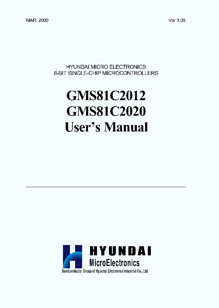 GMS87C2020Q_517775.PDF Datasheet