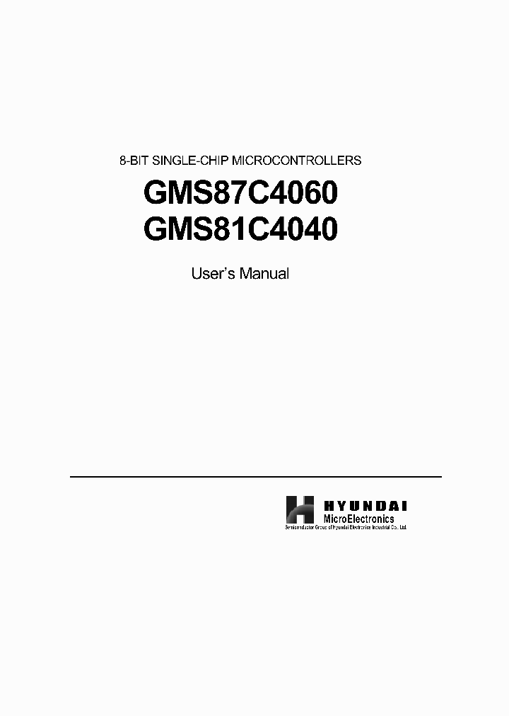 GMS87C4060_517780.PDF Datasheet