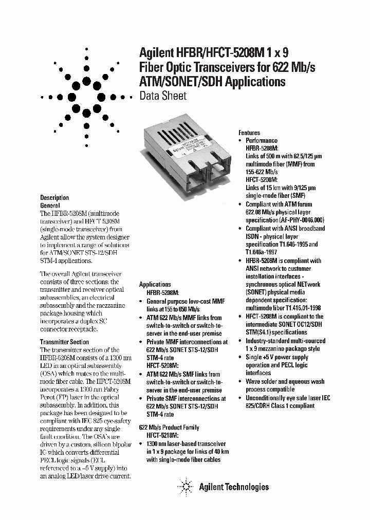 HFCT-5208AEM_501244.PDF Datasheet