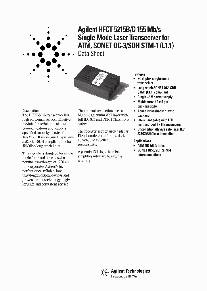 HFCT-5215D_501253.PDF Datasheet